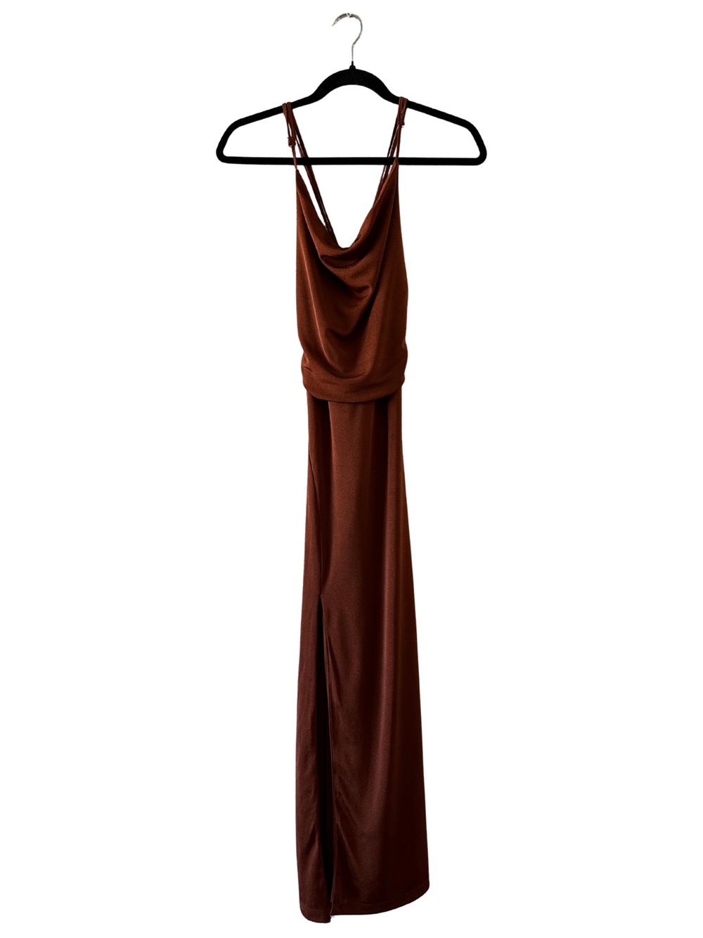 Jason Wu Burnt Cinnamon Cowl Neck Maxi Dress - Women